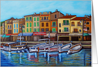 Colours of Cassis Bon Voyage card