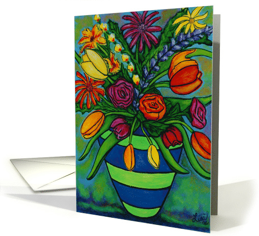 FunkyTown Bouquet Blank card (1547118)