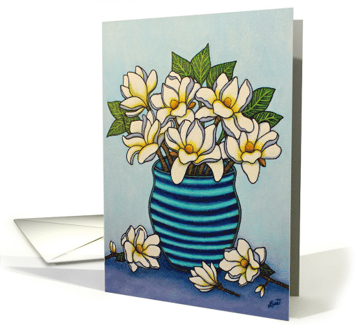 Magnolia Grandiflora Blank Greeting card (1643540)