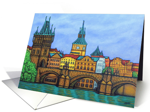 Colors of Prague Bon Voyage card (1730134)