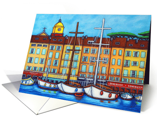 Colors of Saint-Tropez Blank card (1737156)