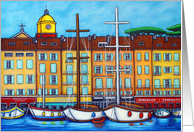 Colors of Saint-Tropez Blank card