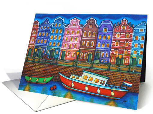 Colors of Amsterdam Bon Voyage card (1751844)