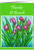 Calla Lily Thank You Card