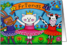 Ballerina Friends Card