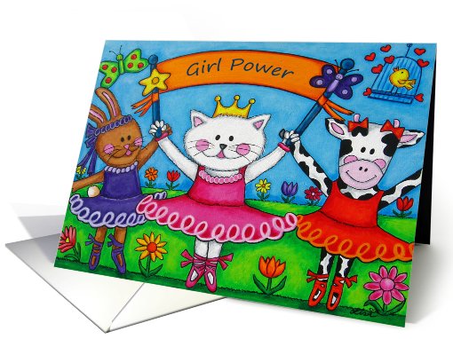 Motivation Card Girl Power card (478314)