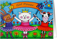 Motivation Card Girl Power card