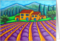 Provence Colours - Bon Voyage card