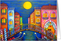 Romantic Venice - Happy Valentines Day card