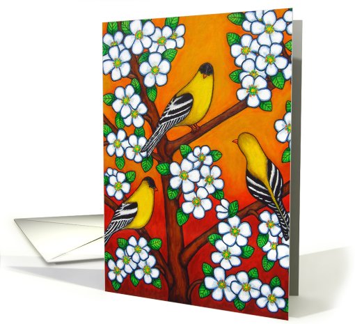 Chardonnay Sunset II Birthday card (585118)