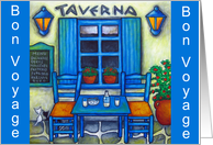 Table for Two in Greece - Bon Voyage card