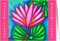 Pink Gem #3 Happy Birthday Card
