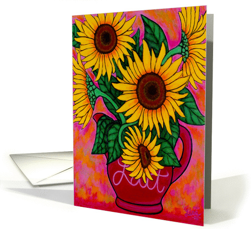 Sunflowers Birthday card (78753)