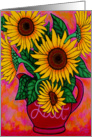 Sunflowers Birthday card