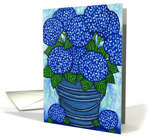 Country Blues Thank You card (78755)