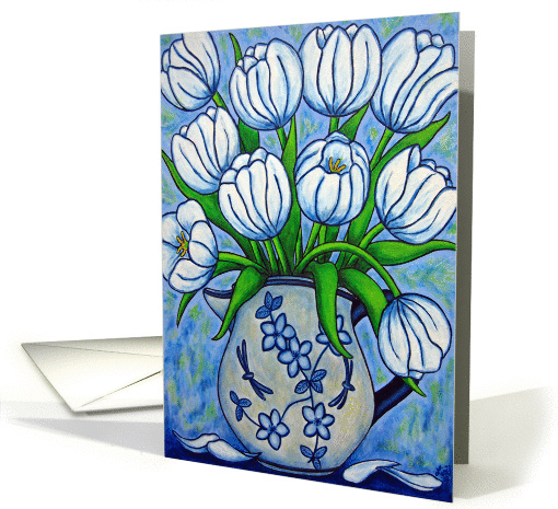 Tulip Tranquility card (78757)