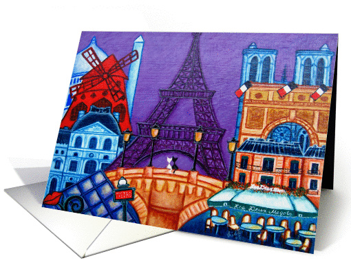 Wonders of Paris card (78815)