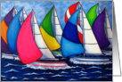 Colorful Regatta Birthday card