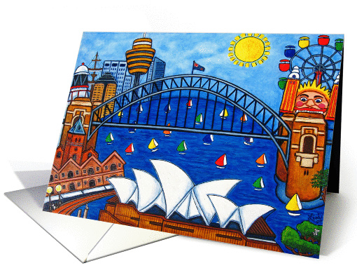 Sensational Sydney Bon Voyage card (78837)