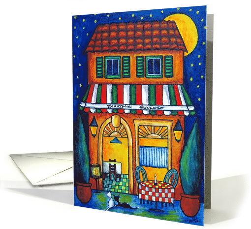 The Little Trattoria Blank card (85861)