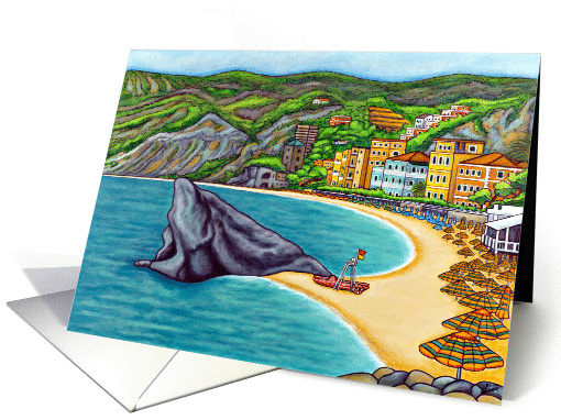 Colours of Monterosso Bon Voyage Greeting card (933041)