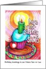 hope your Birthday shines: Future Son-in-Law card