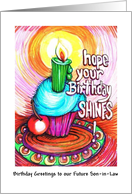 hope your Birthday shines: Future Son-in-Law card