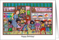 Happy Birthday Teacher card