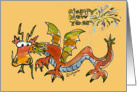 Cute Chinese New Year Dragon Card