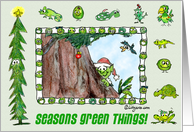Seasons Green Things! card