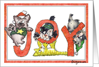 Felines of Joy card