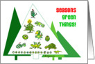 Holiday Green Things! card