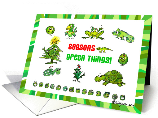 Holiday Season Green Things! card (106336)