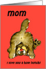 Cartoon Mom Cat card