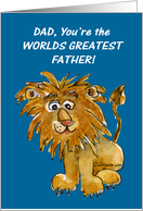 Cartoon Dad Lion...