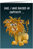 Lion Dad Cartoon...