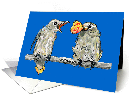 Bird Brain Father's Day card (202511)