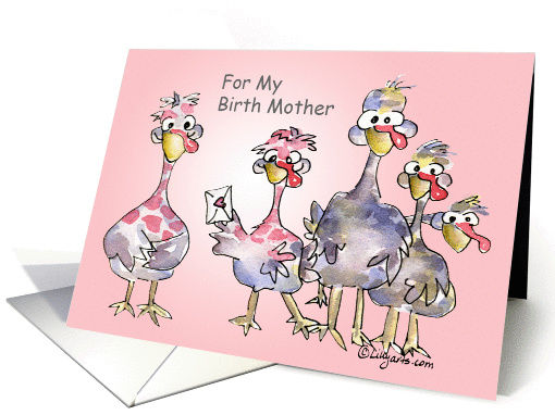 Birth Mother Mom Thank You Thoughts card (203103)