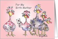 Birth Mother Mom Thank You Thoughts Card