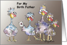 Birth Father Dad Thank You Thoughts Card