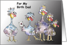 Birth Father Dad Happy Birthday Card