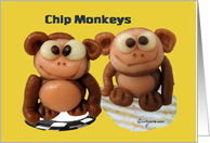 Chip Monkeys Valentines Love Card