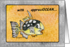 Clown Trigger Fish Thank You Card