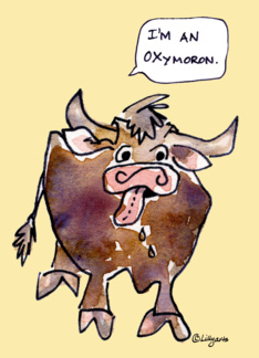 Cartoon Ox Oxymoron...