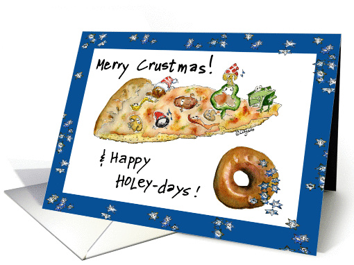 Merry Crustmas & Happy Holey-days card (867560)