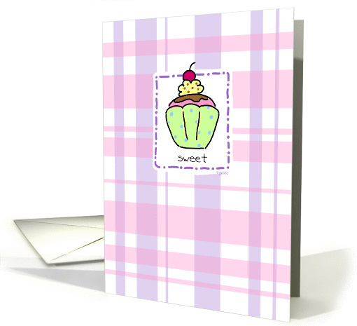 Sweet Cupcake card (79185)