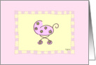 Pink Baby Buggy card