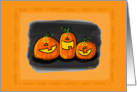 3 Pumpkins card