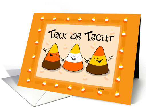 Happy Candy Corn card (84255)