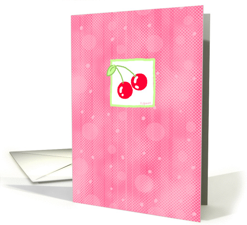 Cherries card (84269)